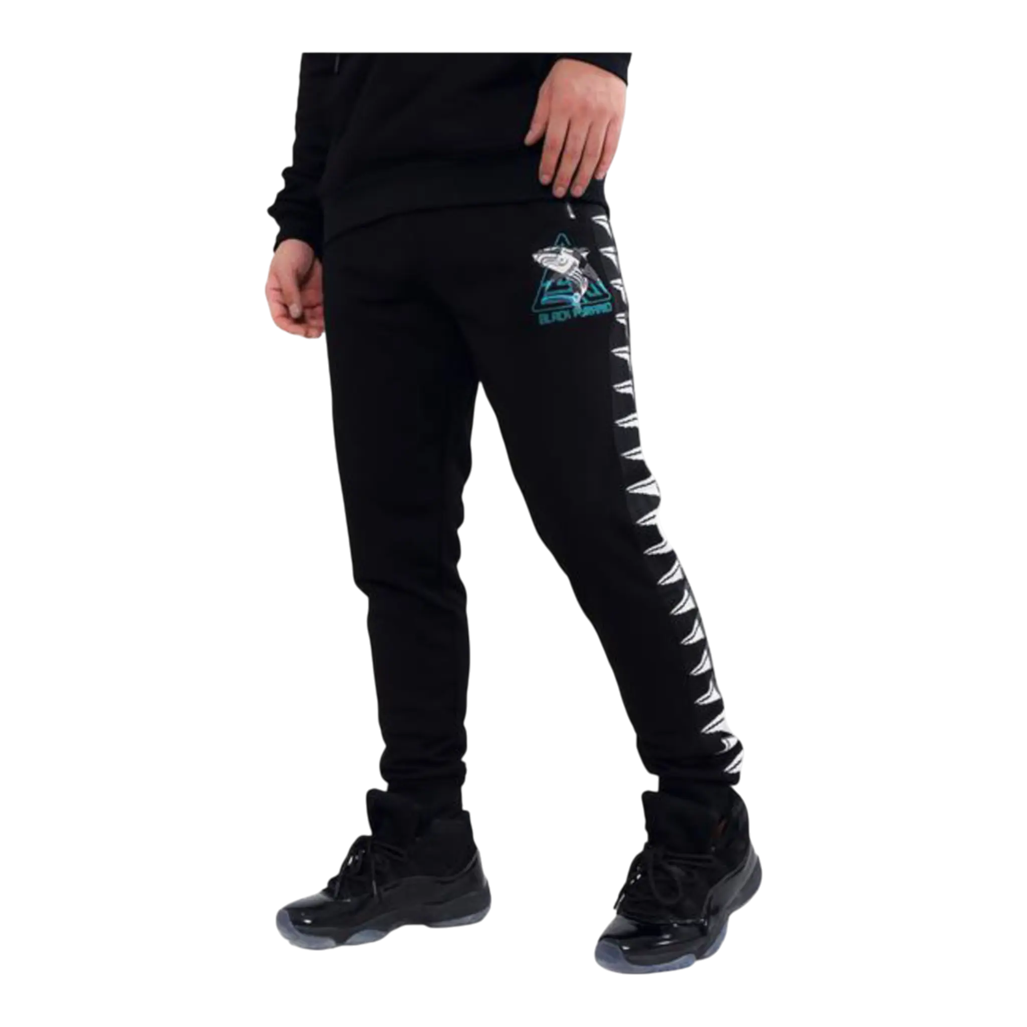 Cyber Shark Men's Jogger Pants Y4162174-BLK