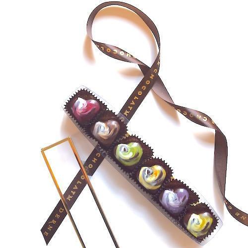 'Devotion' Chocolate Hearts (6PC)