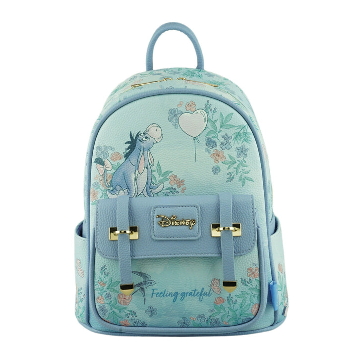 Disney Eeyore - 11" Vegan Leather Mini Backpack - Peek A Boo