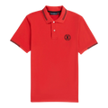 Psycho Bunny Santa Fe Pique Men Polo Shirt Chili Red