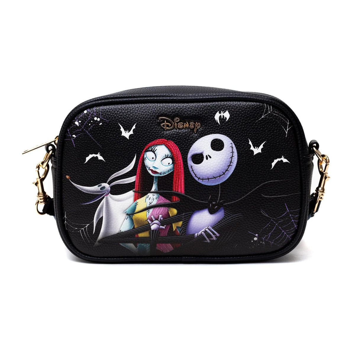 Disney Nightmare Before Christmas - Jack And Sally 6.5 Inch Vegan Leather Crossbody
