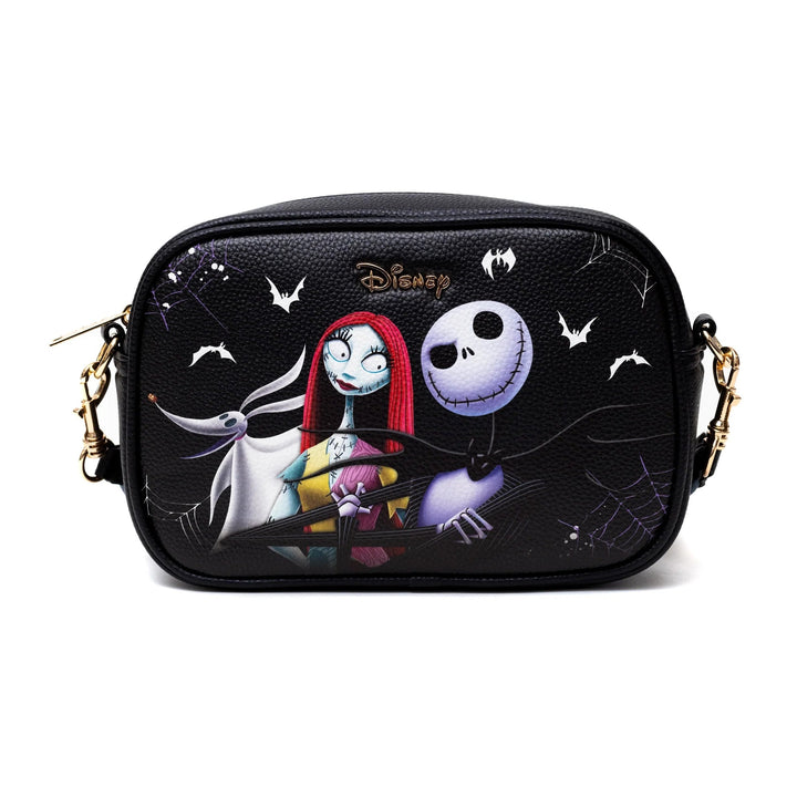 Disney Nightmare Before Christmas - Jack And Sally 6.5 Inch Vegan Leather Crossbody