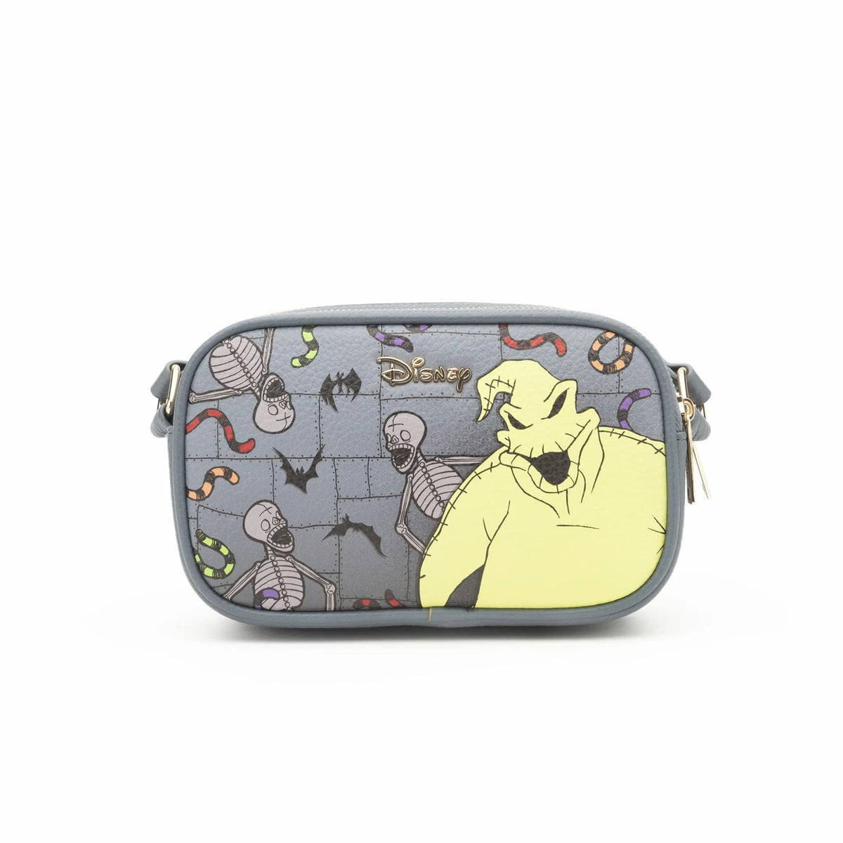 Disney Nightmare Before Christmas - Oogie Boogie Double Zipper Vegan Leather Crossbody