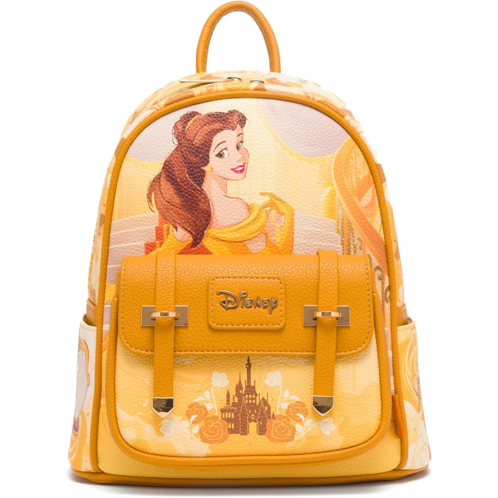 Disney Princess - Belle 11" Vegan Leather Mini Backpack With Dust Cover