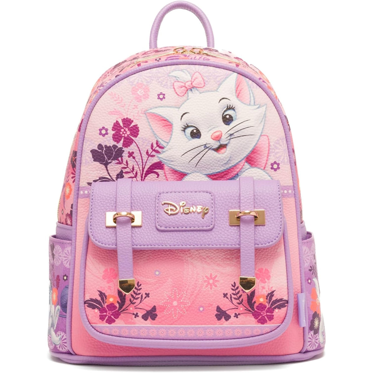 Disney The Aristocats - Marie 11" Vegan Leather Mini Backpack With Dust Cover