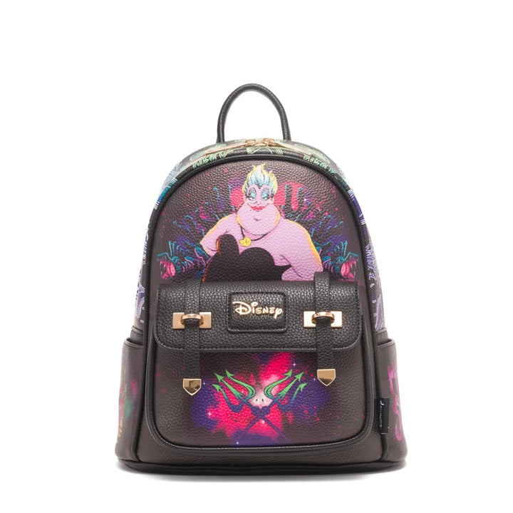Disney Ursula 11" Vegan Leather Mini Backpack With Dust Cover