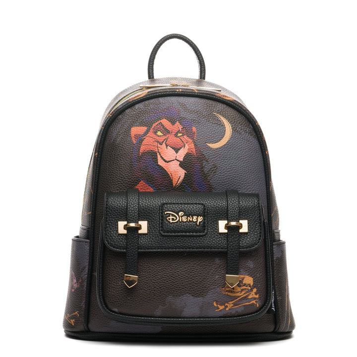 Disney The Lion King - Scar 11" Vegan Leather Mini Backpack With Dust Cover