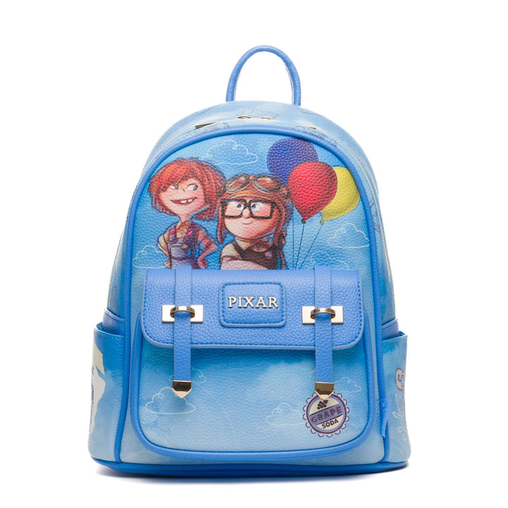 Disney Up - 11" Vegan Leather Mini Backpack With Dust Cover
