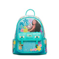 Disney Moana And Pua 11" Vegan Leather Mini Backpack With Dust Cover