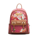 Disney Seven Dwarfs - 11" Vegan Leather Mini Backpack With Dust Cover