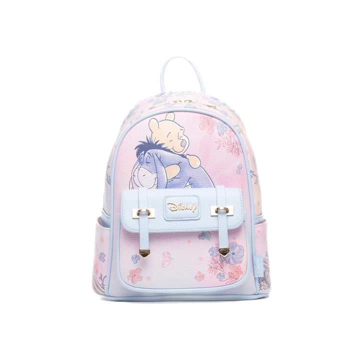 Disney Winnie the Pooh - Pooh And Eeyore 11" Vegan Leather Mini Backpack With Dust Cover