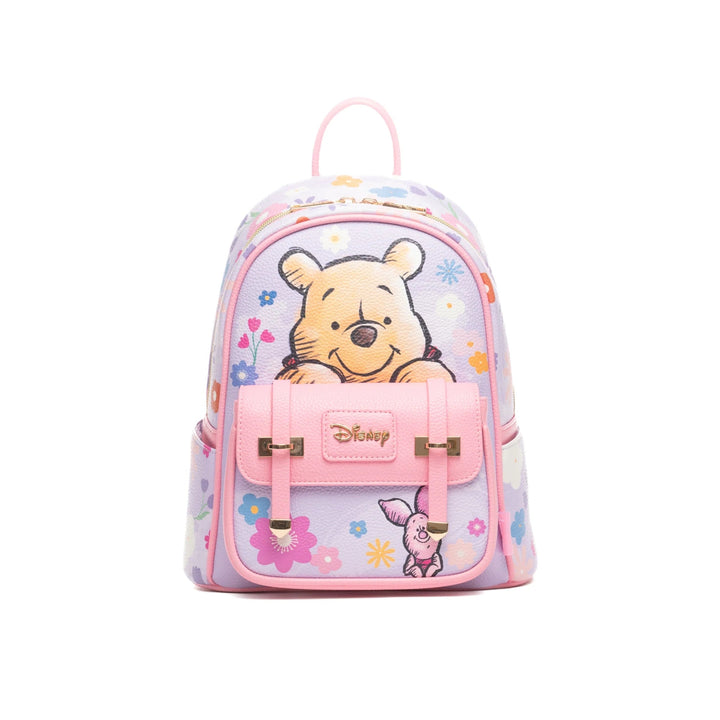 Disney Winnie the Pooh 11" Vegan Leather Mini Backpack With Dust Cover