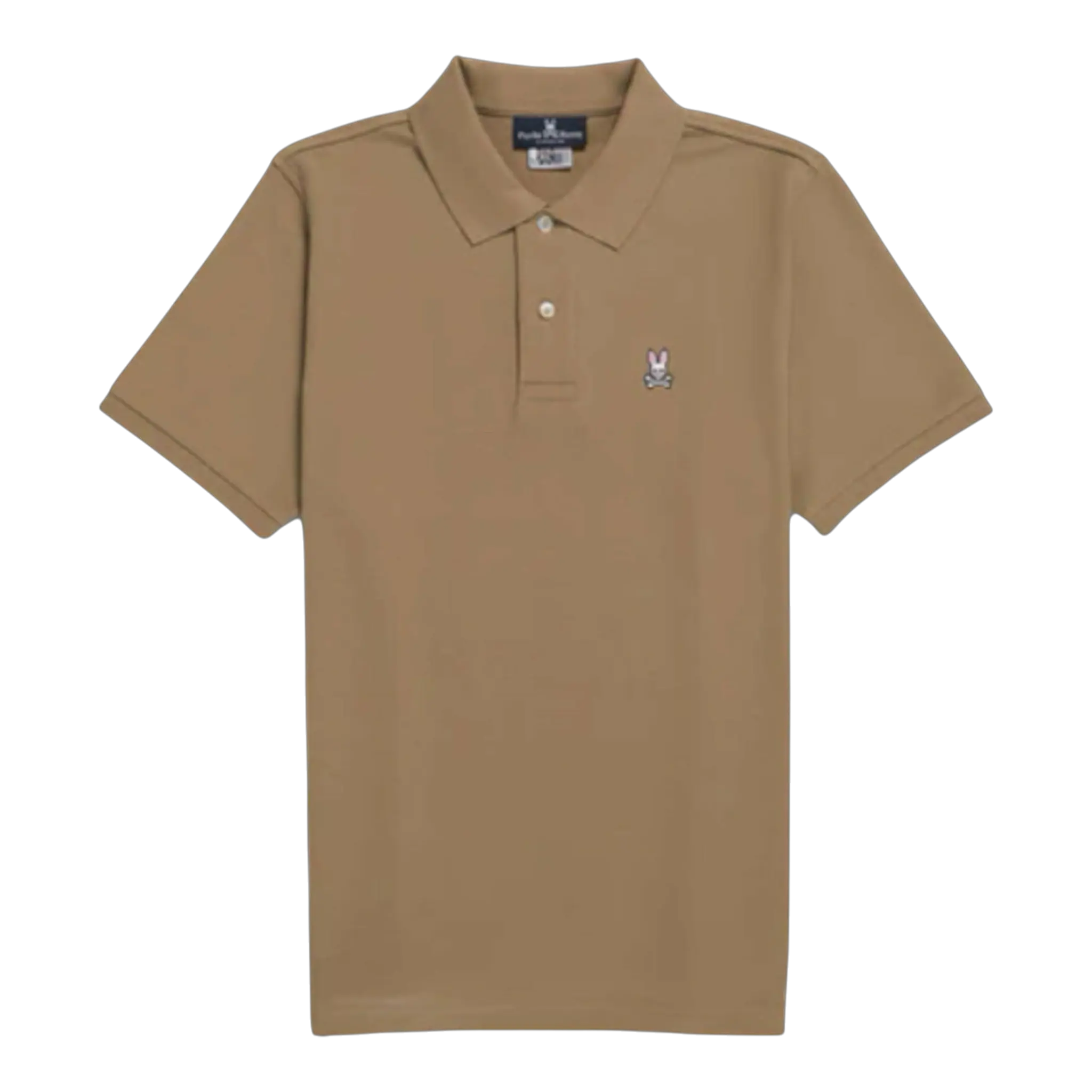 Psycho Bunny Classic Men Polo Shirt Antique Taupe