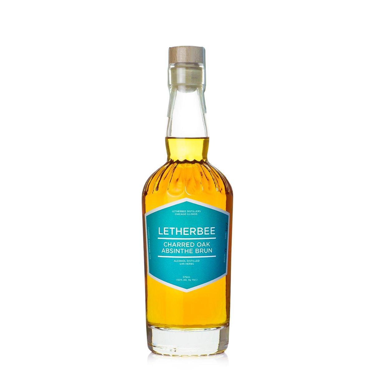 Letherbee Distillers - Barrel-Aged Charred Oak Absinthe Brun (375ML)