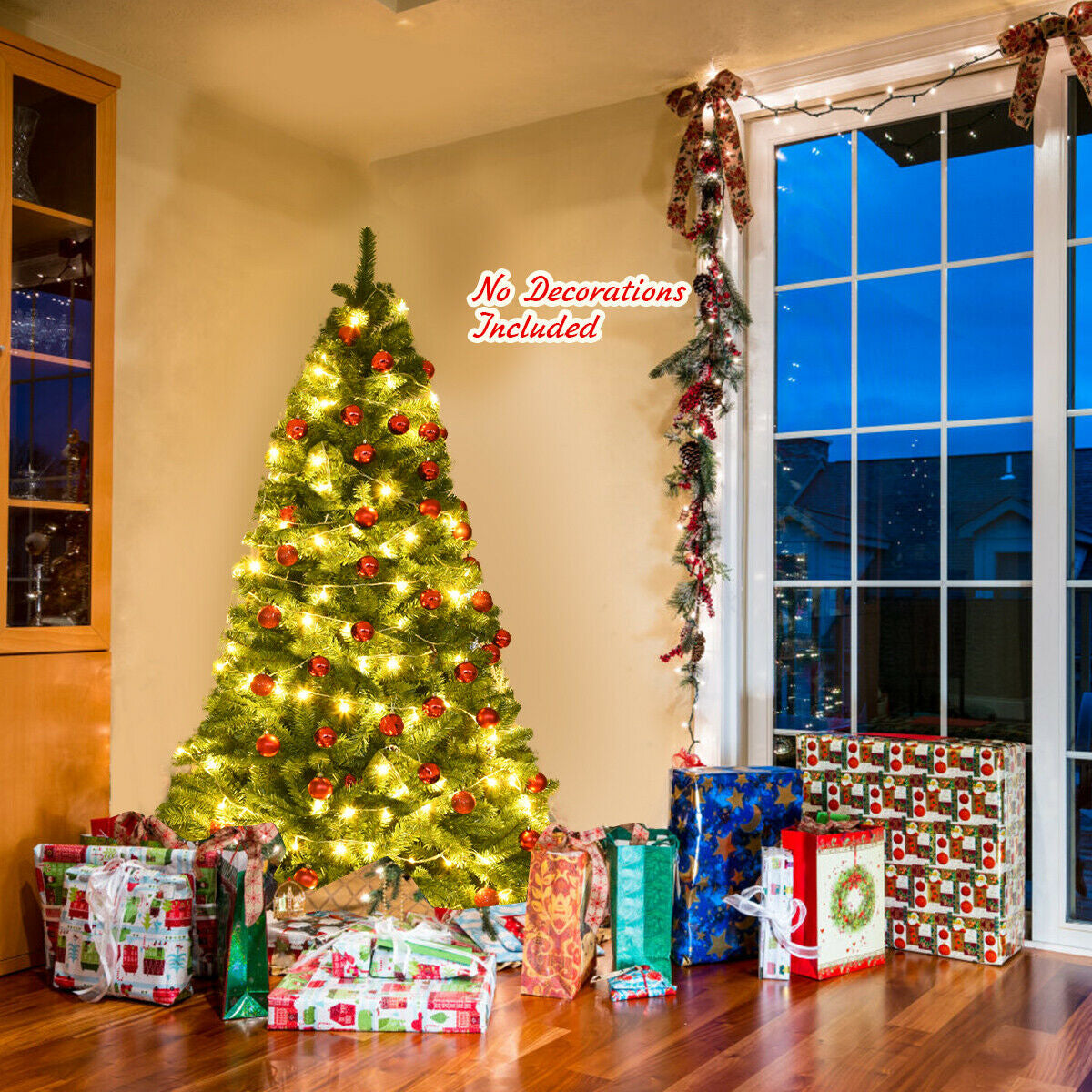WONDERWALL ‘Noël DuBois’ Unlit Hinged Artificial Christmas Tree — Multiple Sizes