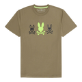 Psycho Bunny Lambert Graphic Men Tee Shirt Antique Taupe