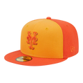New Era 59Fifty New York Mets Team Fitted Hat Orange