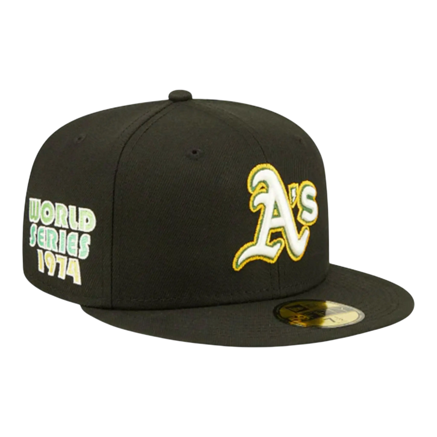 New Era 59Fifty Oakland Athletics Citrus Pop Fitted Hat Black/Green