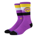Stance Lakers ST Men Crew Socks Purple