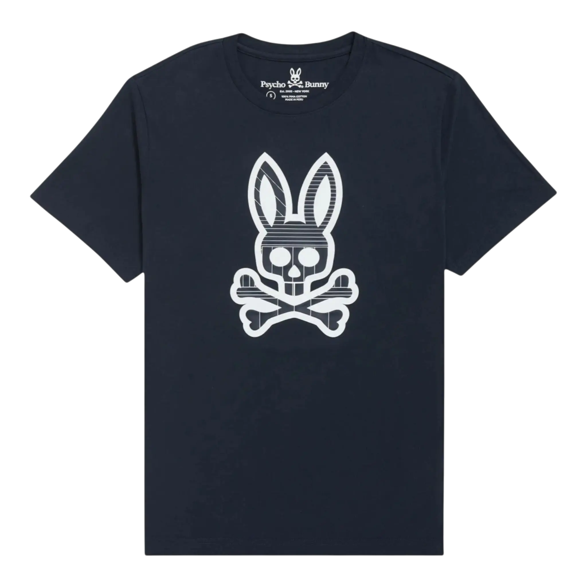 Psycho Bunny Liam Men Big and Tall Tee Shirt Navy
