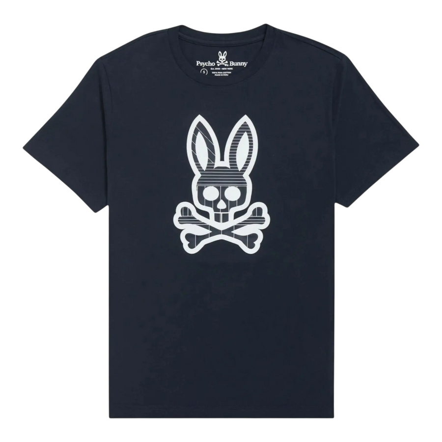 Psycho Bunny Liam Men Big and Tall Tee Shirt Navy