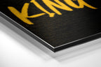 WONDERWALL ‘L’Atelier Fun Collection’ Basketball Star Graffiti Portrait Brushed Aluminum Dibond Wall Art