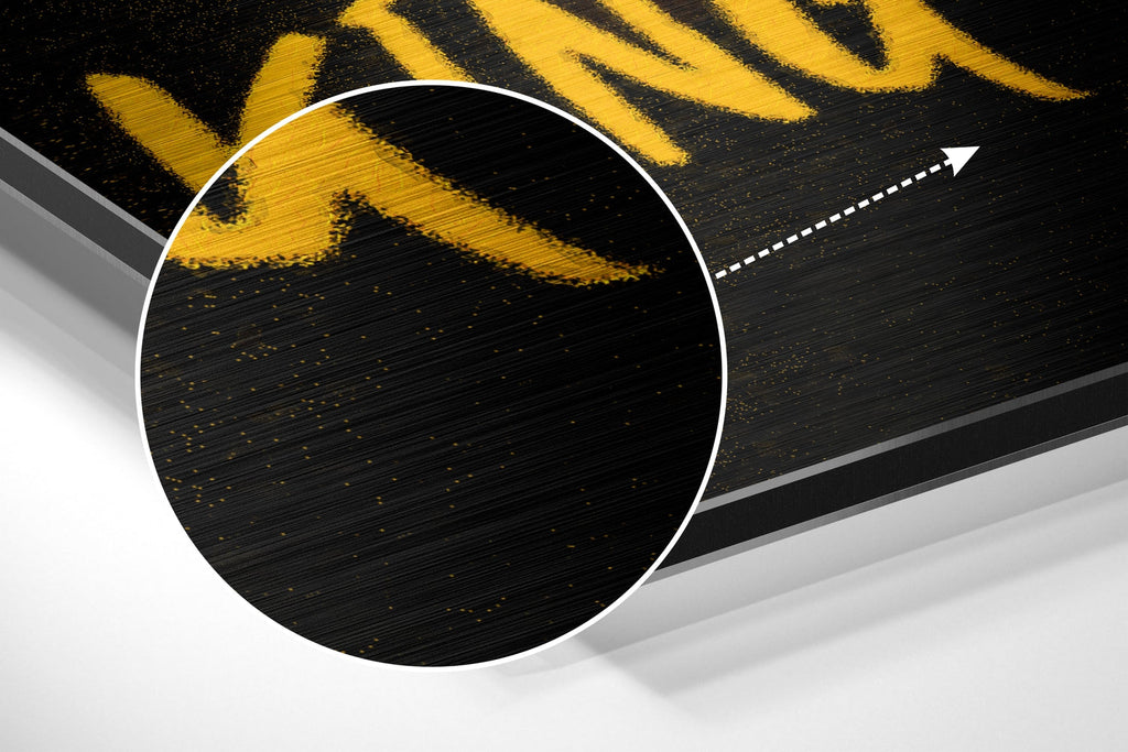 WONDERWALL ‘L’Atelier Fun Collection’ Basketball Star Graffiti Portrait Brushed Aluminum Dibond Wall Art