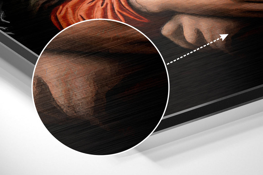 WONDERWALL ‘L’Atelier Fun Collection’ Mona Lisa with a Cat Brushed Aluminum Dibond Wall Art