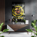 WONDERWALL ‘L’Atelier Fun Collection’ Nineties Grunge Musician Portrait Brushed Aluminum Dibond Wall Art