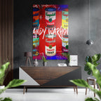 WONDERWALL ‘L’Atelier Fun Collection’ Tomato Soup Cans Pop Art Brushed Aluminum Dibond Wall Art