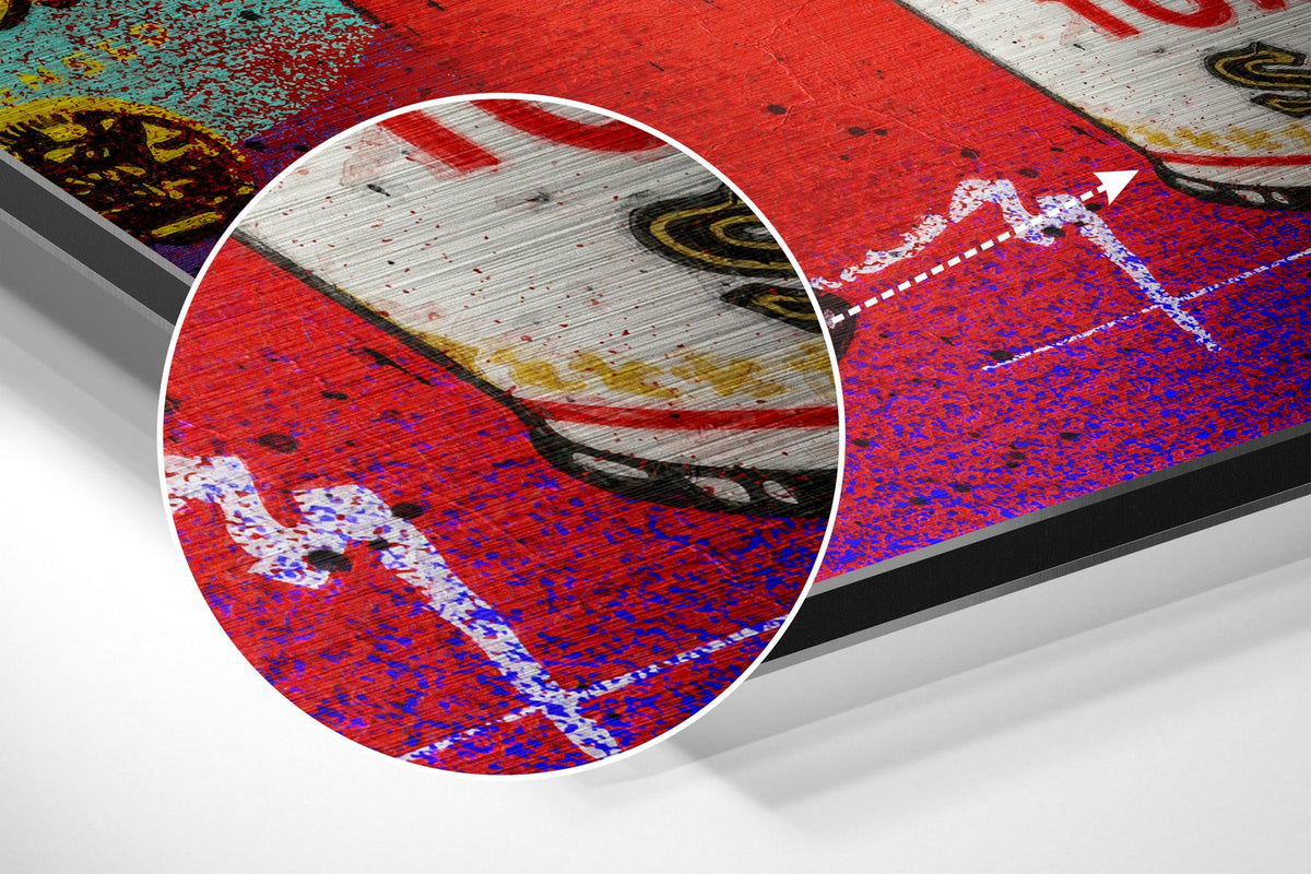 WONDERWALL ‘L’Atelier Fun Collection’ Tomato Soup Cans Pop Art Brushed Aluminum Dibond Wall Art