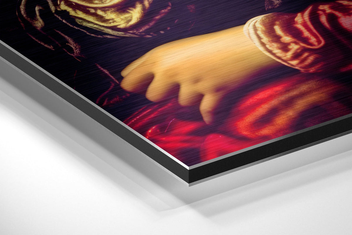 WONDERWALL ‘L’Atelier Fun Collection’ Mona Lisa Vivid Pop Art Brushed Aluminum Dibond Wall Art