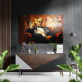 WONDERWALL ‘L’Atelier Fun Collection’ Amber Tuxedo Portrait Brushed Aluminum Dibond Wall Art