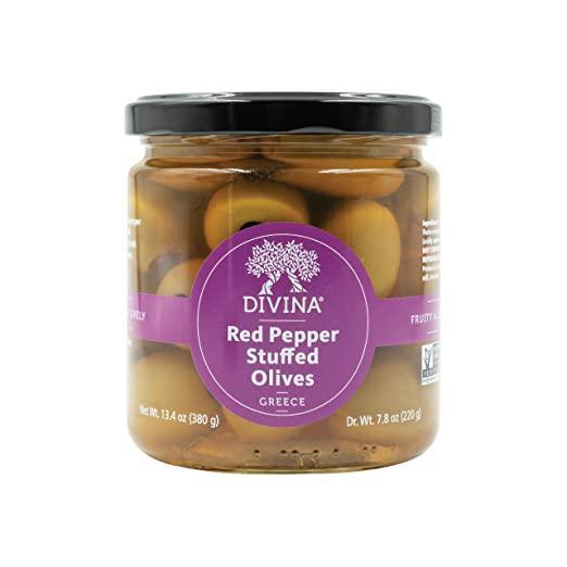Red Pepper Stuffed Greek Olives (380G)