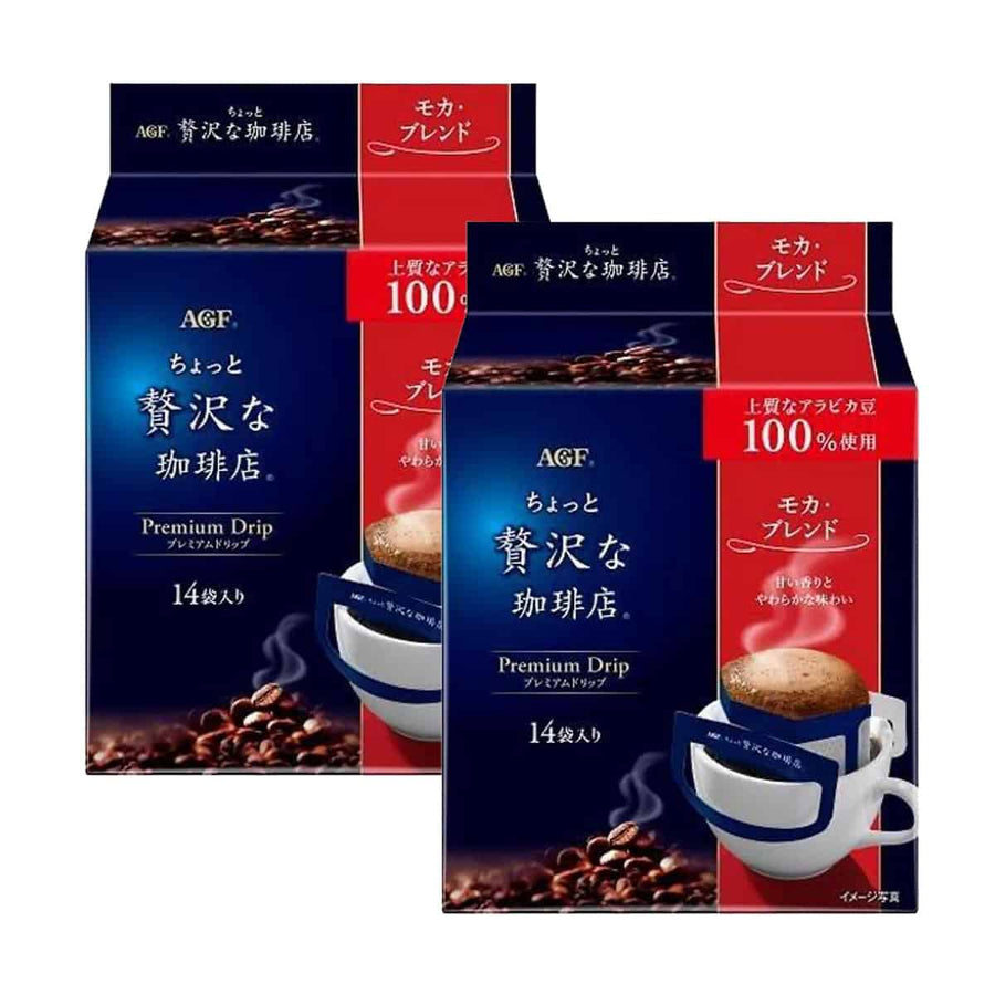 Luxurious Coffee Shop Premium Drip Fragrant Mocha Blend 14 Pack x 2 Boxes