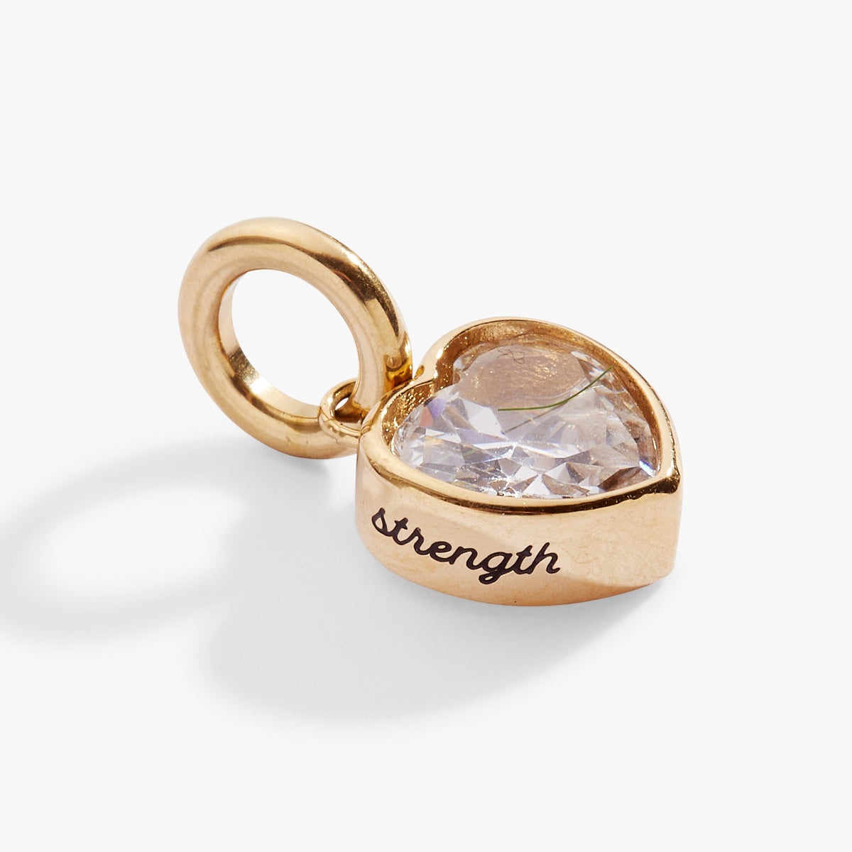 April 'Strength' Heart Birthstone Charm - WONDERWALL