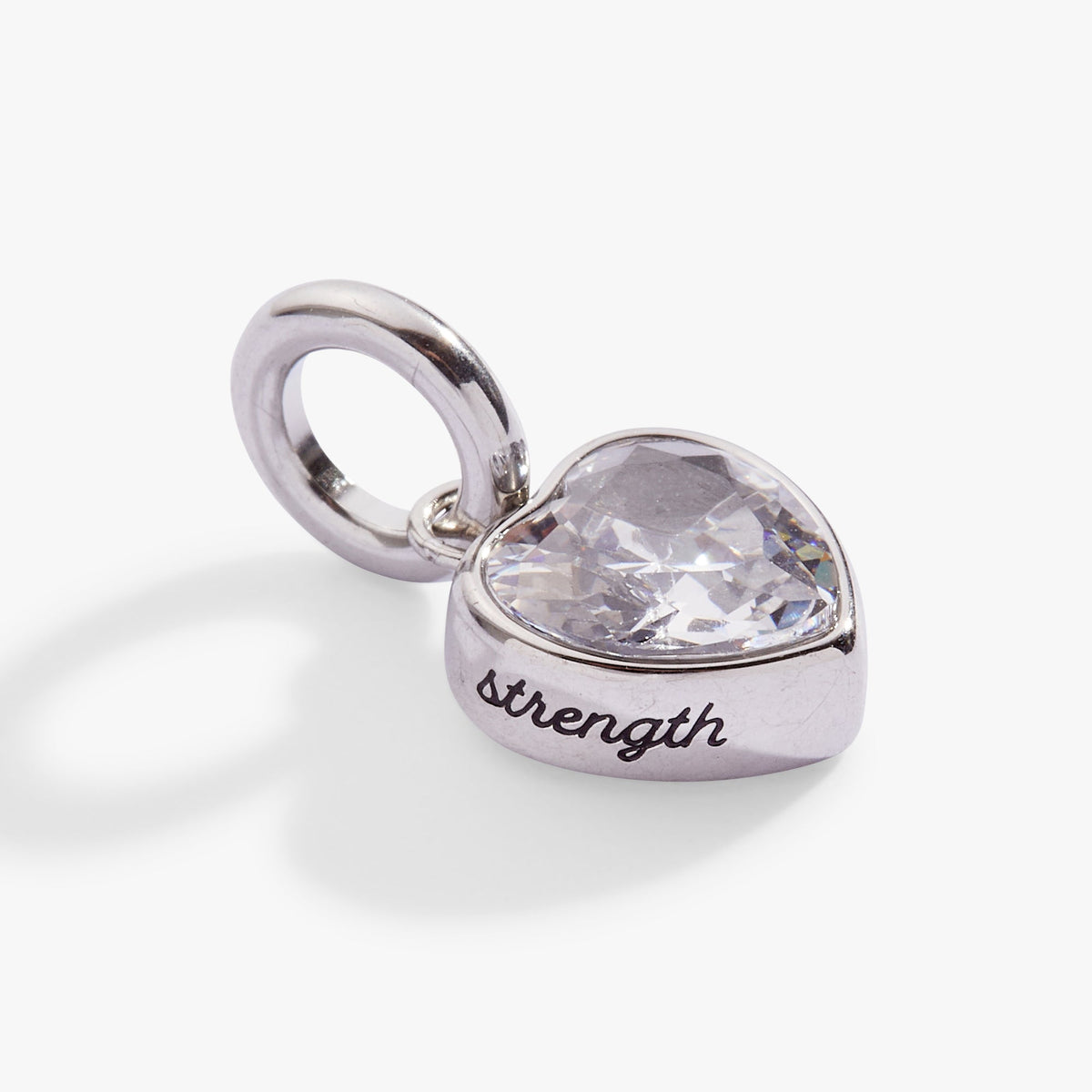 April 'Strength' Heart Birthstone Charm - WONDERWALL