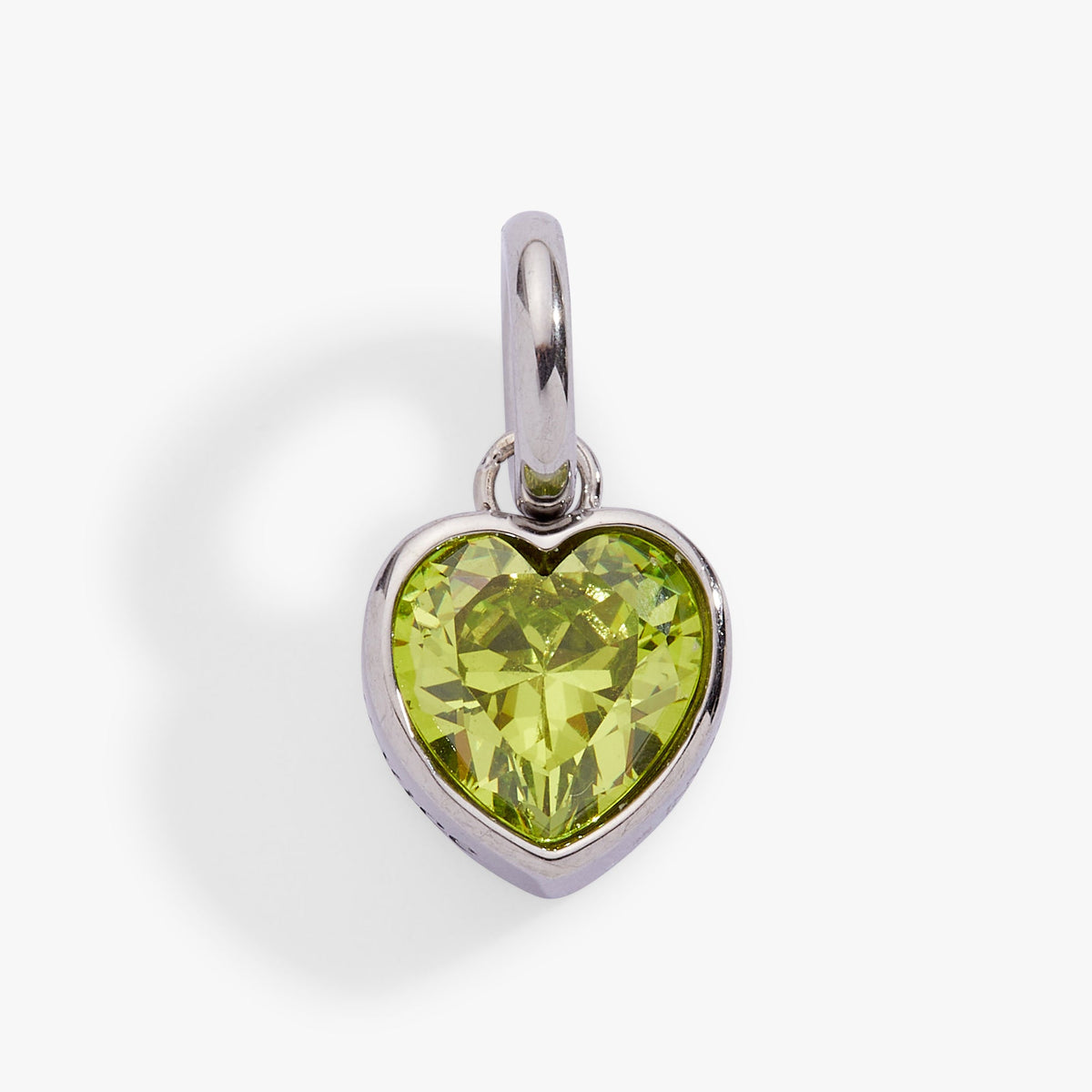 August 'Radiance' Heart Birthstone Charm - WONDERWALL