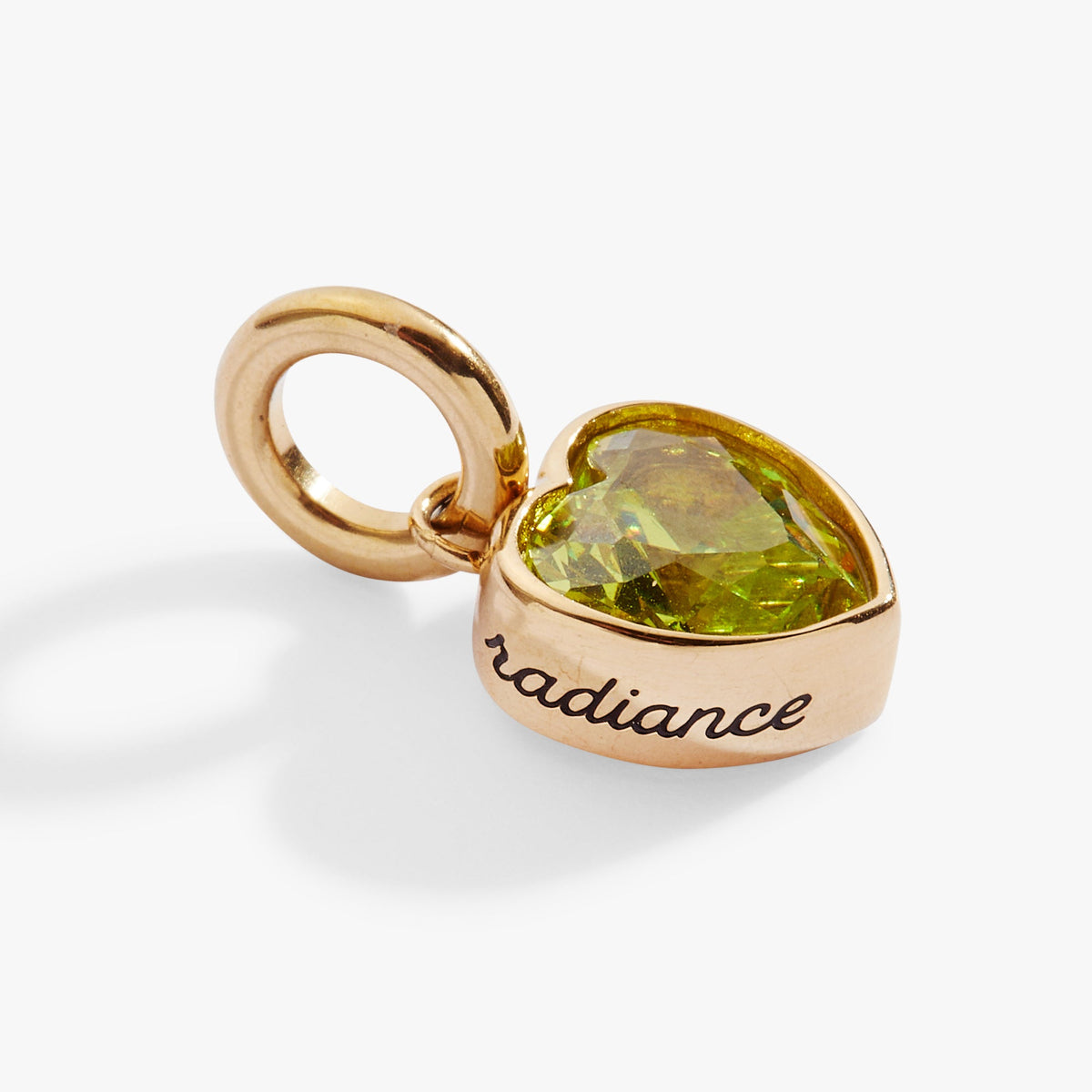 August 'Radiance' Heart Birthstone Charm - WONDERWALL