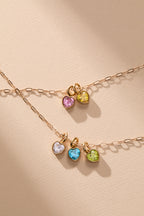 August 'Radiance' Heart Birthstone Charm - WONDERWALL