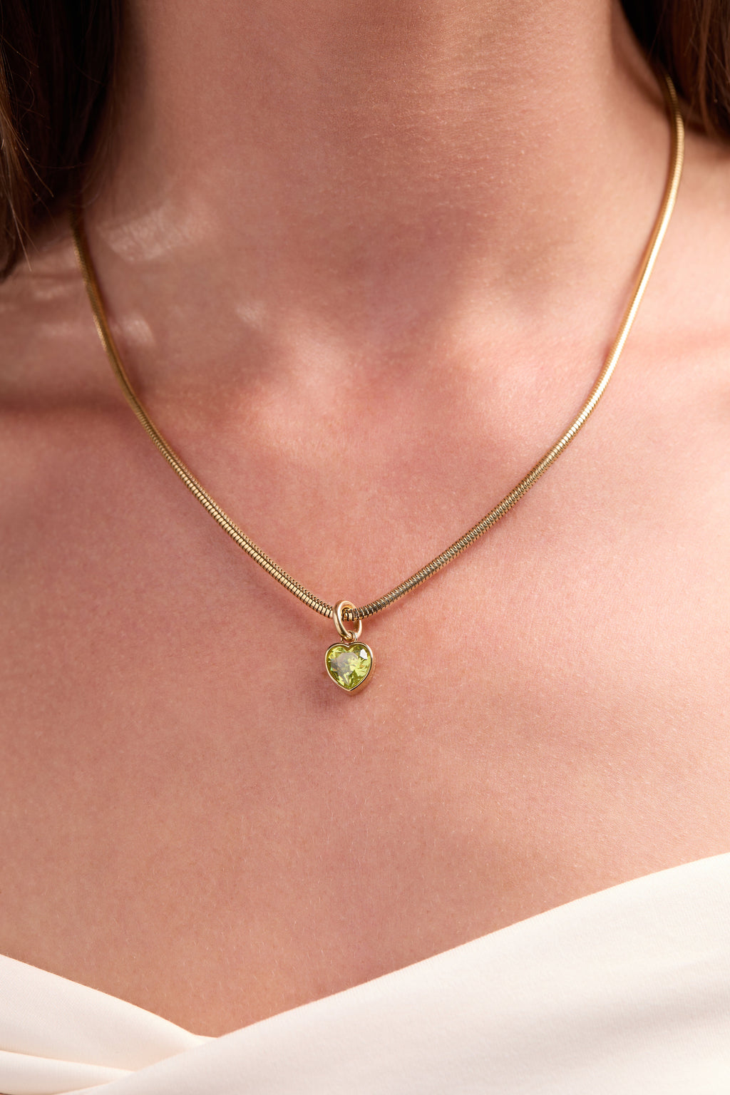 August 'Radiance' Heart Birthstone Charm - WONDERWALL
