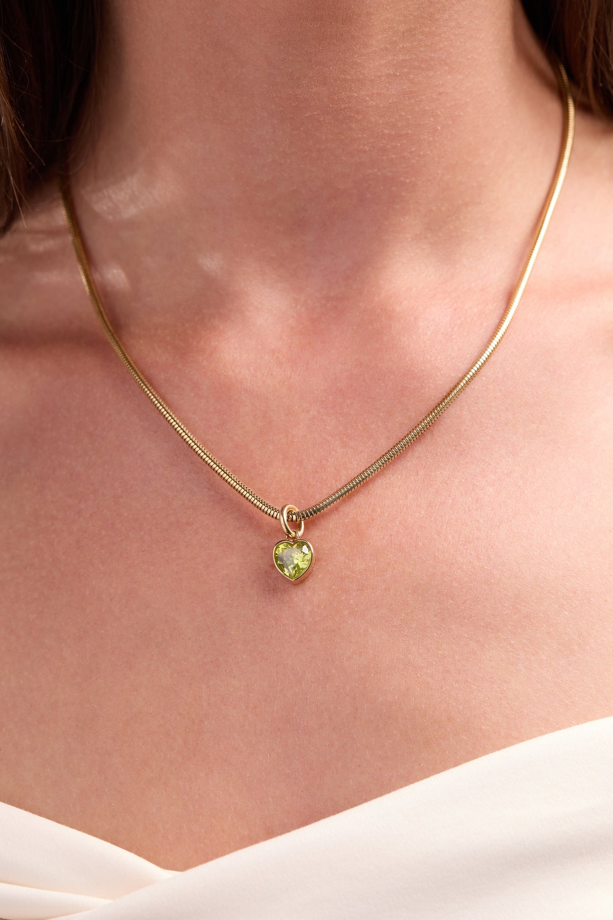 August 'Radiance' Heart Birthstone Charm - WONDERWALL