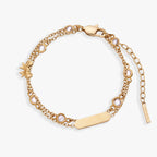 Bow Chain Double Strand Bracelet - WONDERWALL
