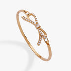 Bow Pearl Coquette Tension Bangle - WONDERWALL