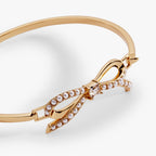 Bow Pearl Coquette Tension Bangle - WONDERWALL