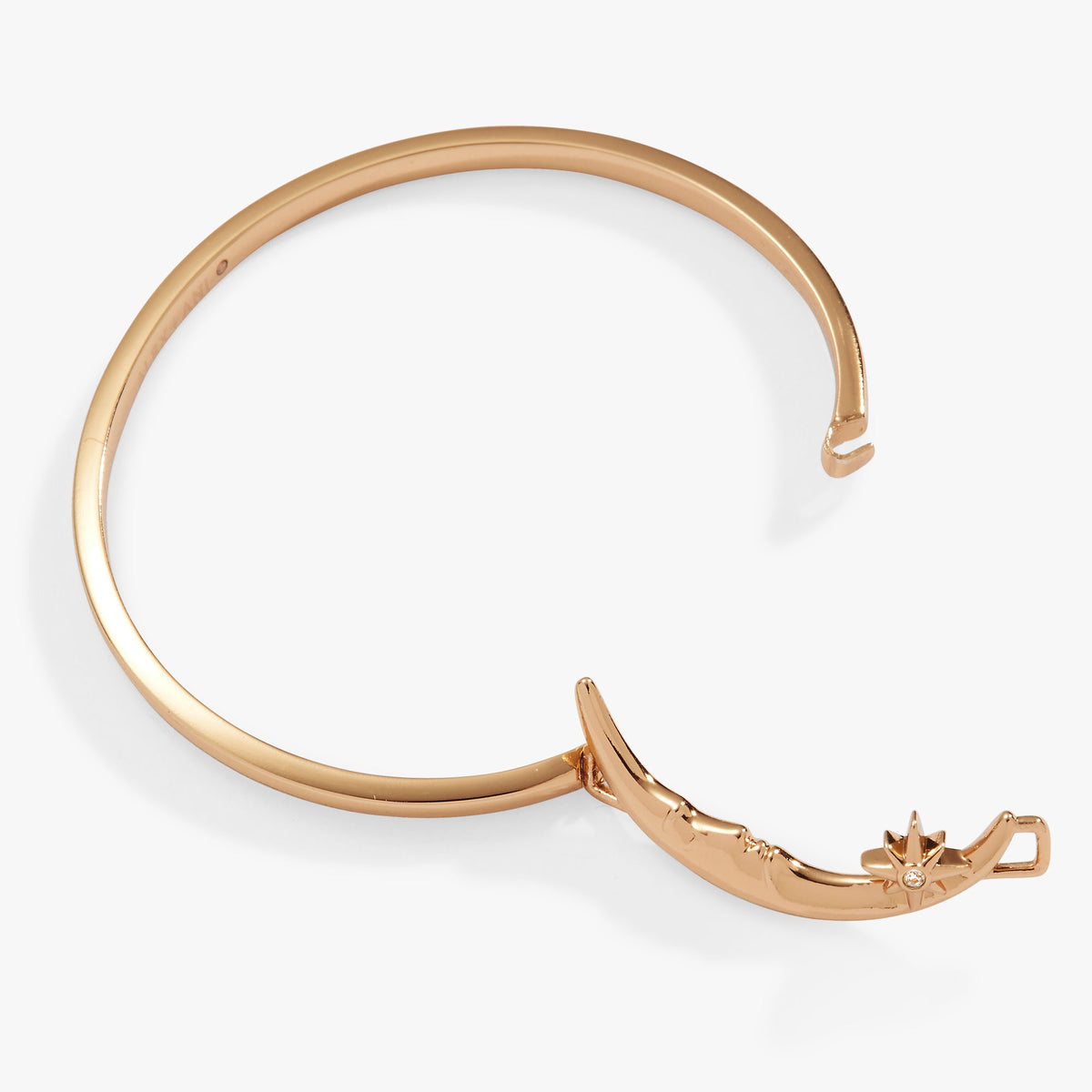 Crescent Moon Tension Bangle - WONDERWALL