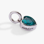 December 'Wisdom' Heart Birthstone Charm - WONDERWALL