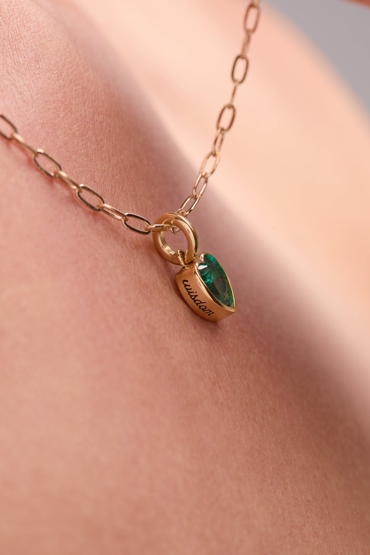 December 'Wisdom' Heart Birthstone Charm - WONDERWALL