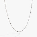 Enamel Black Dot Chain Necklace - WONDERWALL