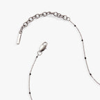Enamel Black Dot Chain Necklace - WONDERWALL